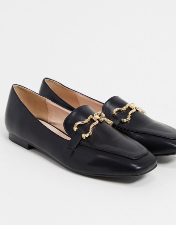 RAID Clareta Loafers With Gold Trim Crne - Ženske Cipele | 40518DVLR